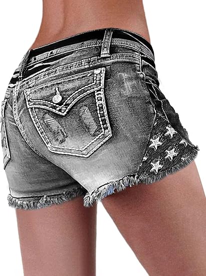 Shorts Denim Frayed - 【HME】جينز | أطلق العنان لجانبك الجريء