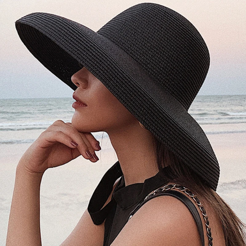 Hat Floppy Wide - قبعة شمس نسائية صيفية جديدة 2023