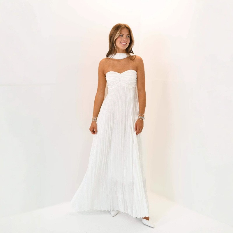Maxi Dress Halter - فستان أنيق لحفلات الزفاف والسهرات، فستان