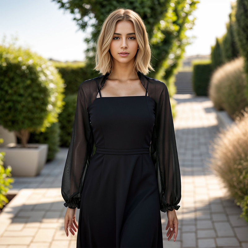 Blouse Off Shoulder - بلون الشيفون شال الصيف مكيفة قميص