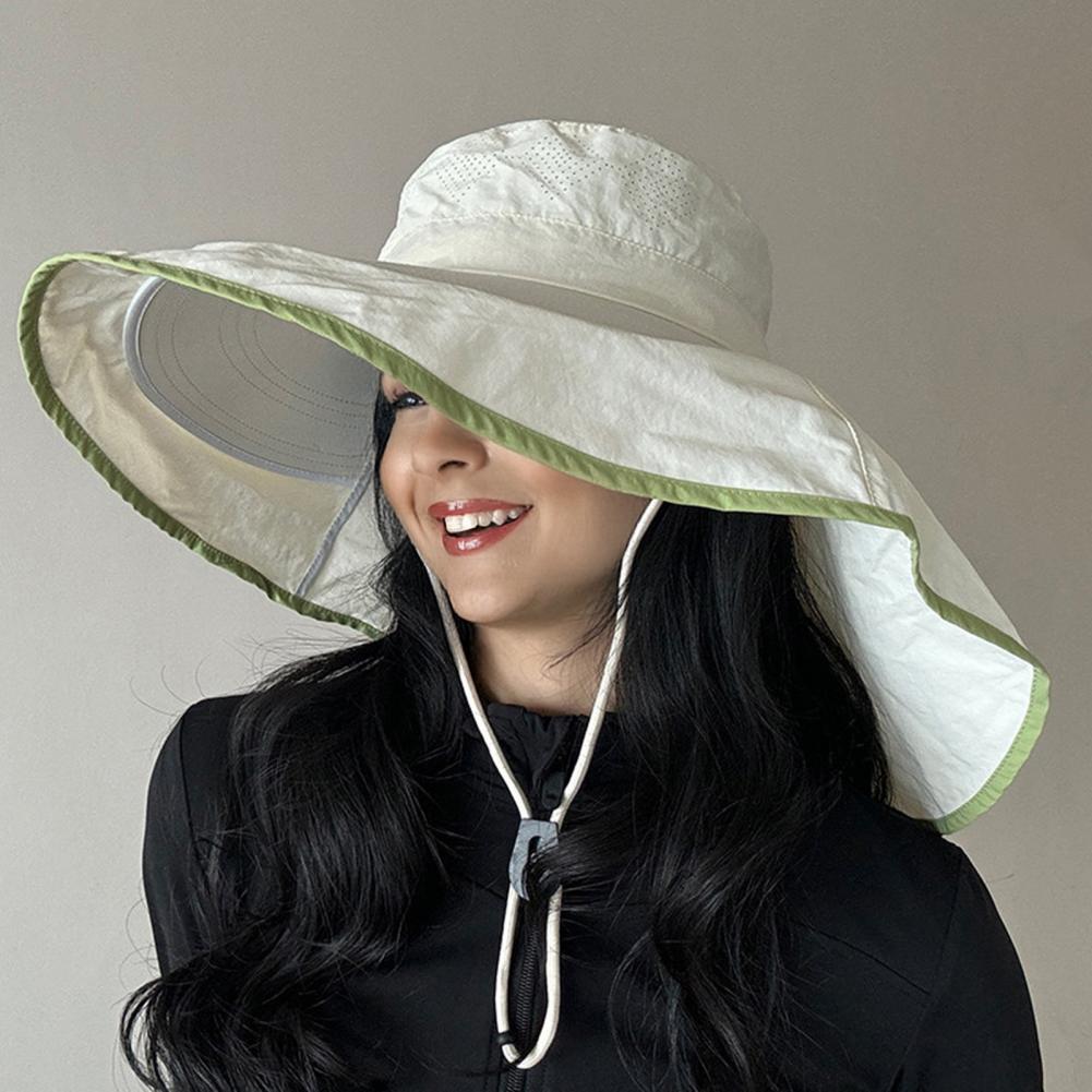 قبعة واقية للوجه بتغطية كاملة، - مراجعة Hat Floppy Wide وسعره