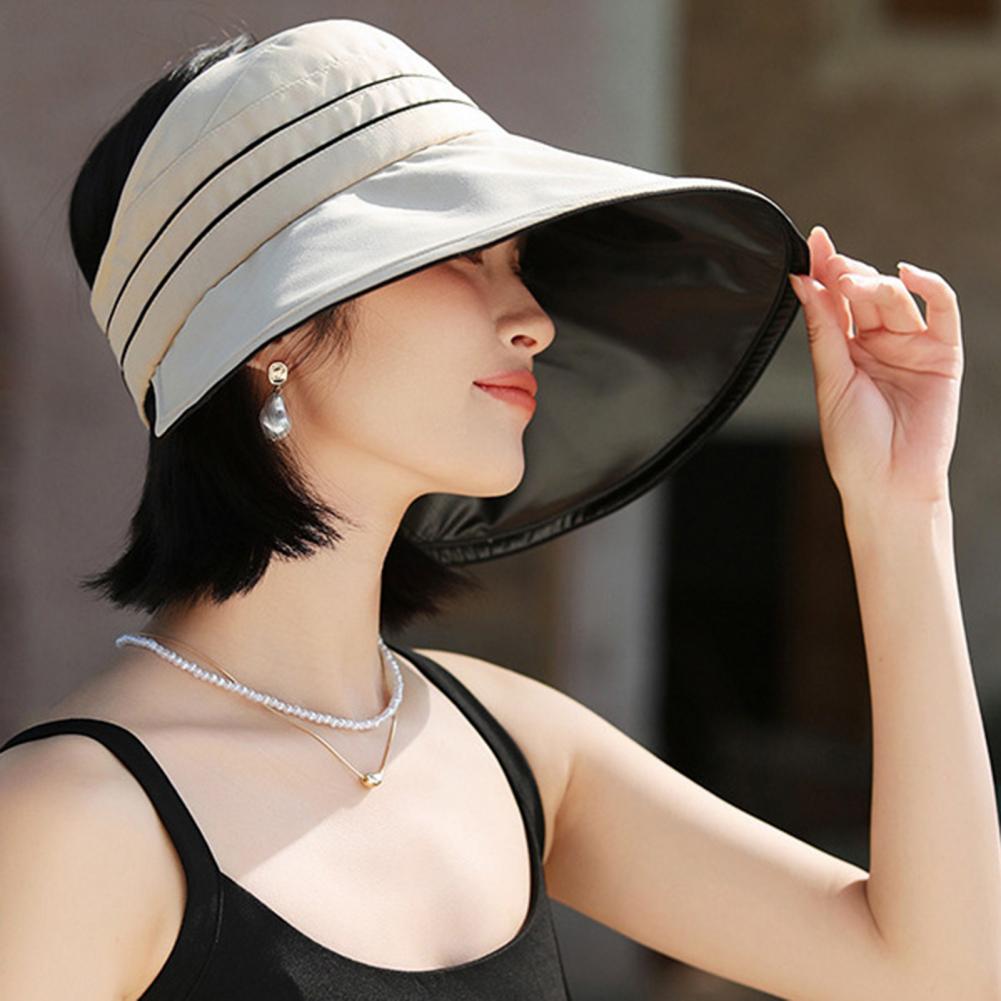 قبعة شمسية نسائية بفتحة لتسريح - مراجعة Hat Floppy Wide وسعره