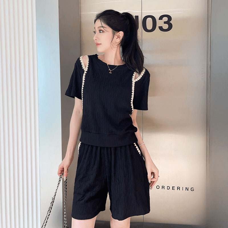 الكورية موضة قبالة الكتف تي شي - مراجعة Blouse Off Shoulder وسعره