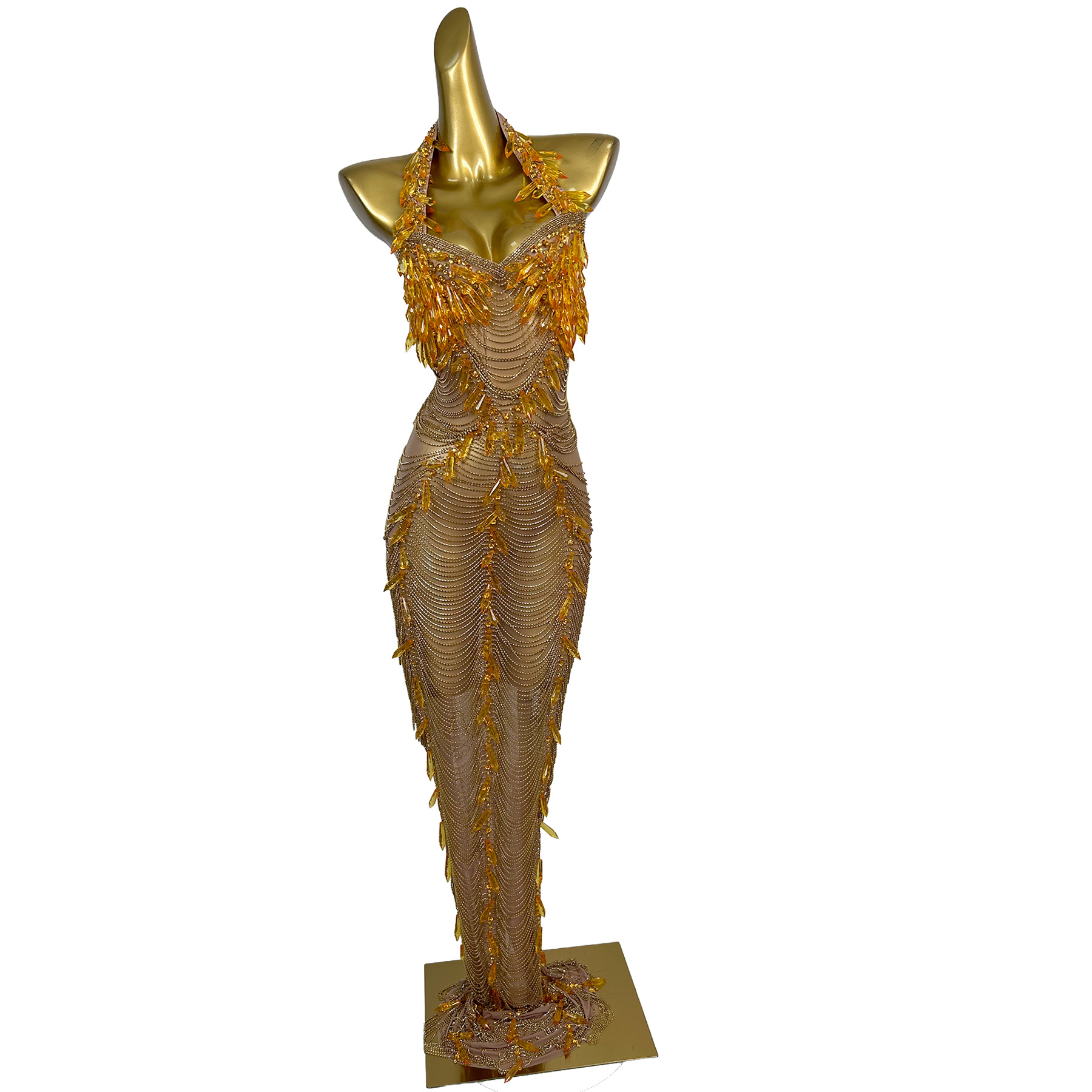 فستان سهرة نسائي فاخر من أيلسي - مراجعة Maxi Dress Halter وسعره