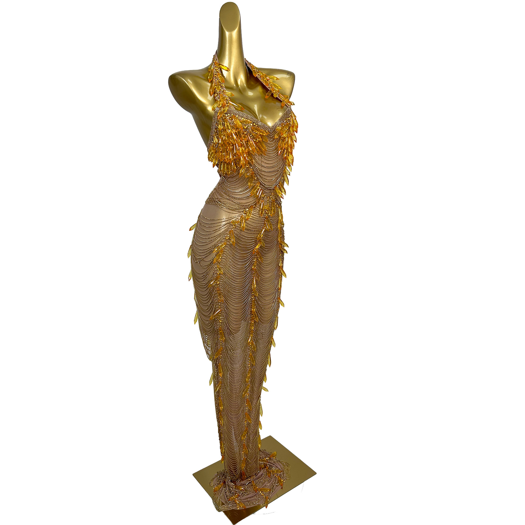 فستان سهرة نسائي فاخر من أيلسي - مراجعة Maxi Dress Halter وسعره