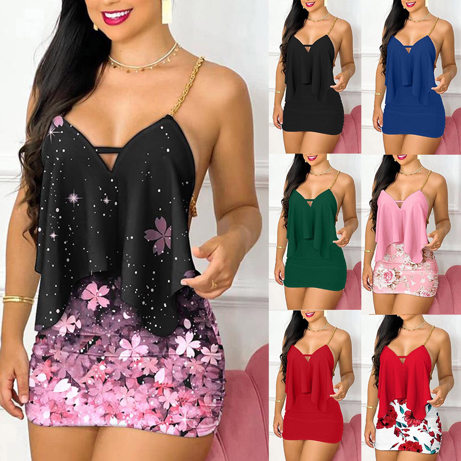 فساتين حريمي موضة الصيف الأزها - مراجعة Maxi Dress Halter وسعره