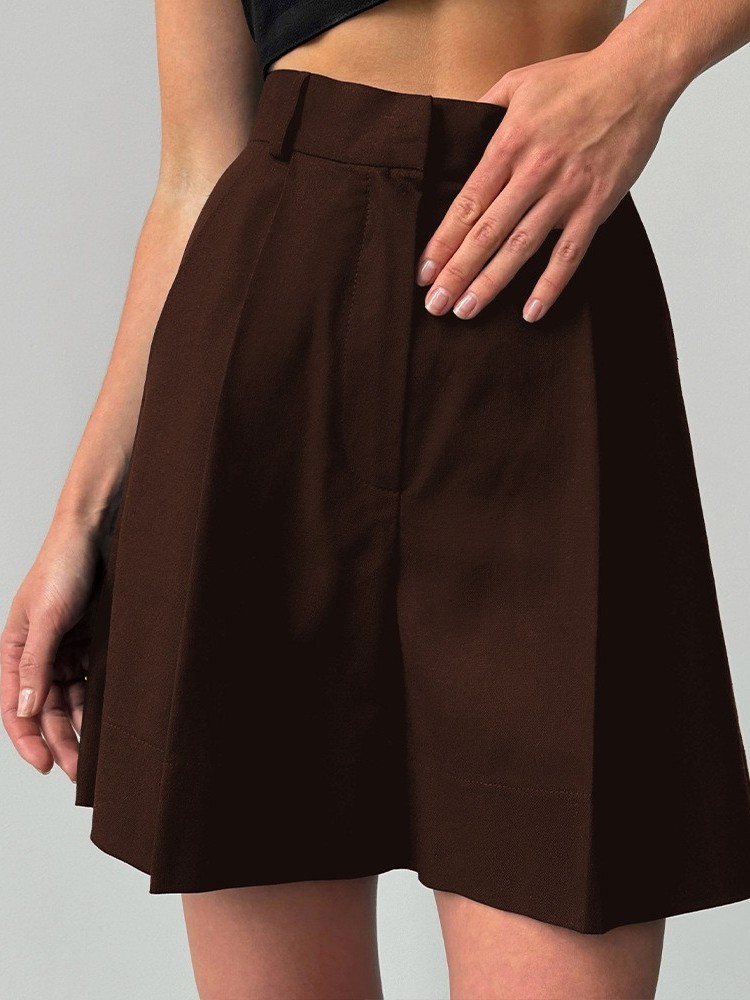شورت كاجوال واسع الساق من الكت - مراجعة Linen Pant Wide وسعره