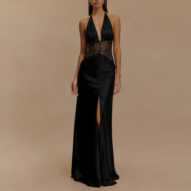 فستان ماكسي مثير بظهر مكشوف ور - مراجعة Maxi Dress Halter وسعره